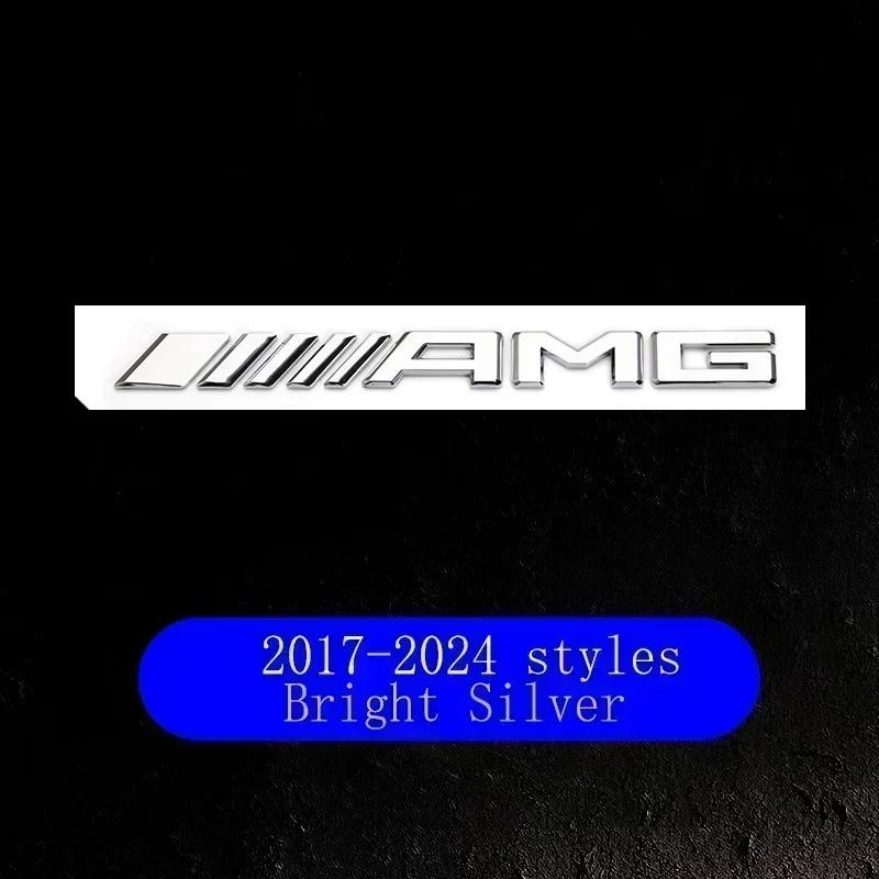 AMG Logo Auto Heck Kofferraum Auto Emblem Aufkleber Zubehör Für Mercedes Benz Brabus Smart Maybach W204 GLC CLA W205 W203 W206 W108