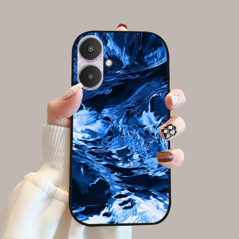 For Xiaomi Poco M6 5G Case 23128PC33I Silicone TPU Soft Phone Cover Cases For Redmi 13C 13R 5G Fashion Protective Fundas Shells
