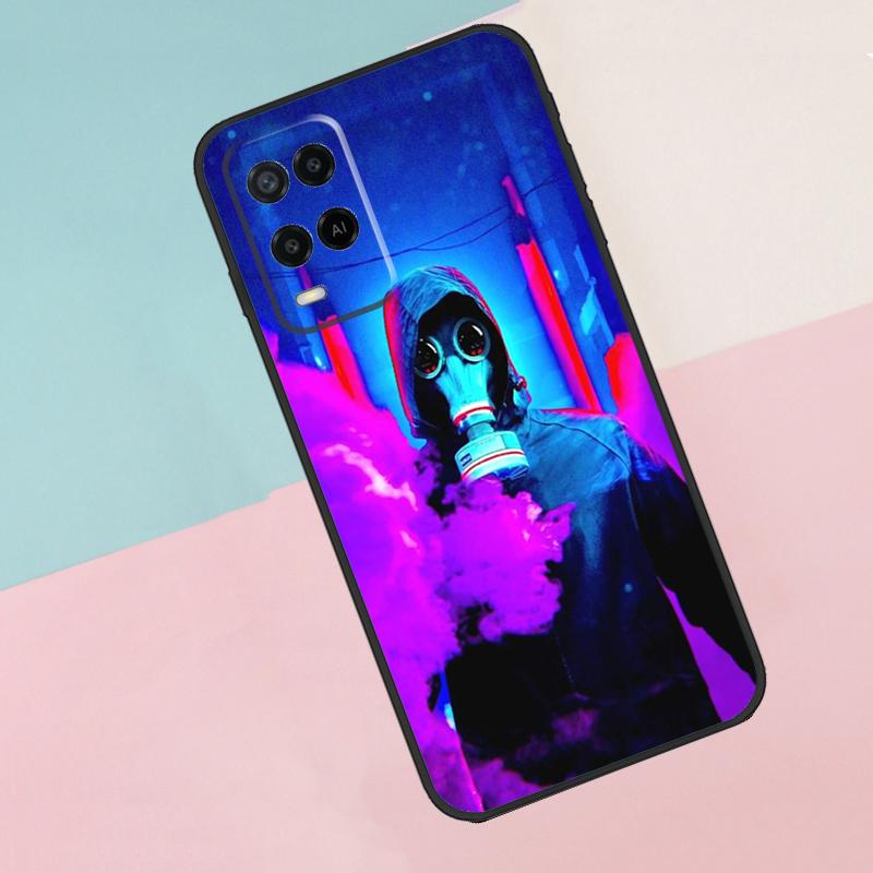 Nuclear Mask Gas Mask For Oppo A74 A94 A54 A80 A78 A98 A40 A60 A18 A38 A58 A15 A17 A77 A57S A16 A76 A96 Phone Case