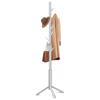 Azaeahom Wooden Pole Hanger for Clothing Storage, Coat Rack, 40kg Load Capacity, Hanger Stand, Branch-Shaped Hook Design, 175cm Tall, 3 Adjustable Hei