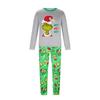 Parent-child Christmas Print Home Suit Long-sleeved Top And Pants