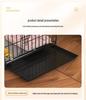 Foldable Metal Dog & Cat Cage for Home, Indoor/Outdoor, Car or Rescue Use