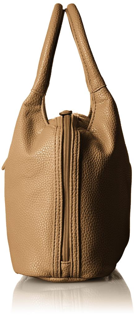 OFS Women's Camel Tote Bag, 1802-4J74-01, 3-Layer Construction with Multiple Pockets