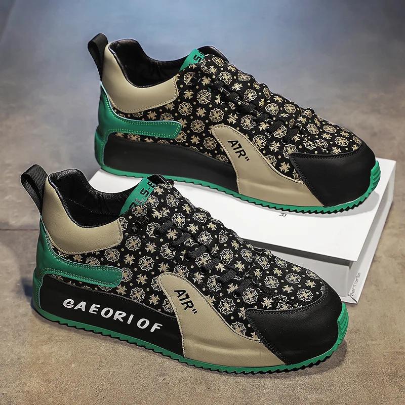 Fashion Men's Retro Forrest Gump Board Shoes Spring Summer New Fashion Versatile Flat Anti Slip Sports Shoes Banquet Travel Casual Shoes