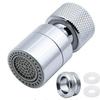 Universal 30-Day Return Kitchen Faucet Extender with Rotating Filter and Pressurized Bubbler