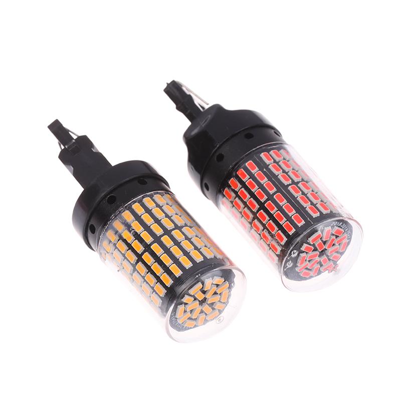 2 Pcs T20 Led Turn Signal Bulbs Canbus 1156 Ba15S P21W 1157 Bay15D P21/5W 7440 7443 W21/5W 3156 3157 Car Rear Brake Light