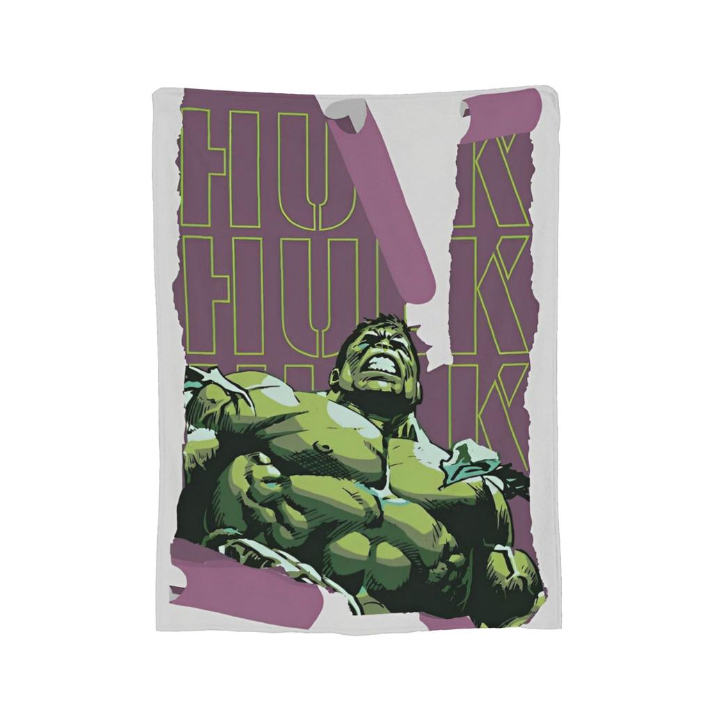 Hulk Retro Vintage Samt-Kuscheldecken Decke für Bettwäsche Sofa Super Warm Bettüberwurf,