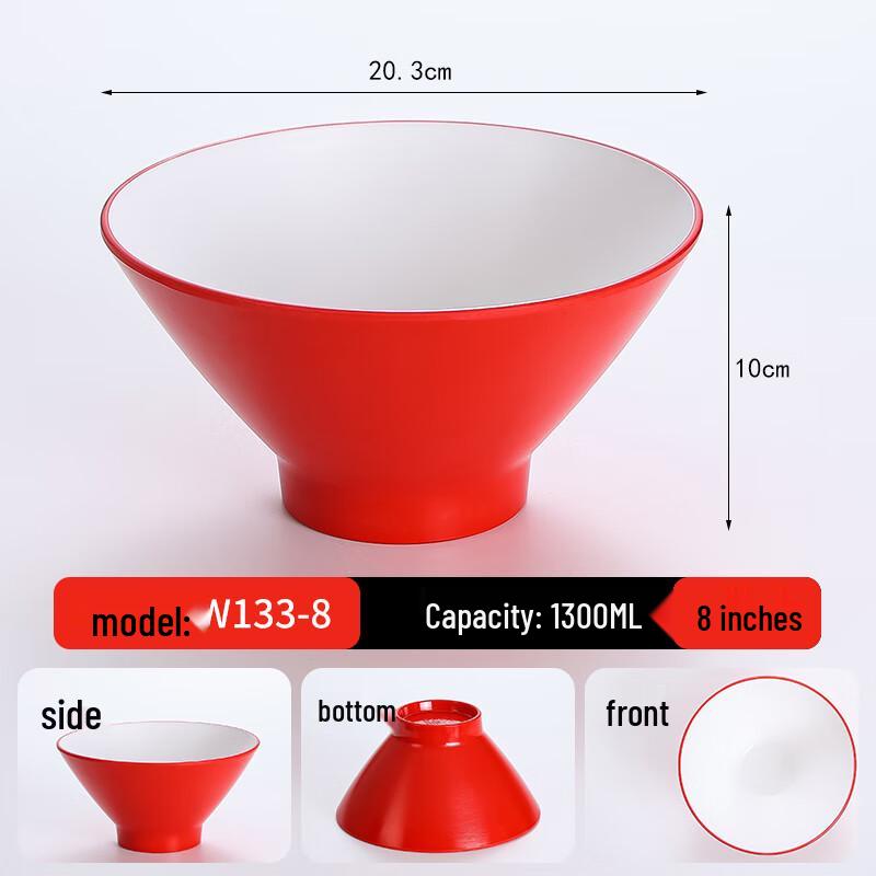 Nordic Melamine Ramen Noodle Bowl