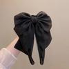 Silver Pearlescent Bow Hair Clip: Versatile, Influencer-Approved Princess Style