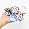 For Volkswagen 4PCS Car Wheel Center Hub Cap Logo Sticker Emblem Badge Cover For VW Volkswagen Polo Golf Passat Tiguan Jetta Touareg Magotan