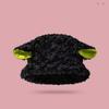 Winter Pretty Sheep Ear Hat for Women Korean Cute Lamb Fisherman Hat for Womens Warm Cashmere Hat