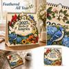 2027 Birds Wall Calendar with Bird Illustrations for Home and Decor