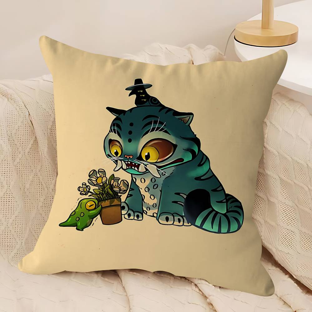 KPop Dämonenjäger Birrd S-Sussie Kissenbezug Kissenbezug Polsterung Sofa Dekokissen Heimdekor Kissenbezug