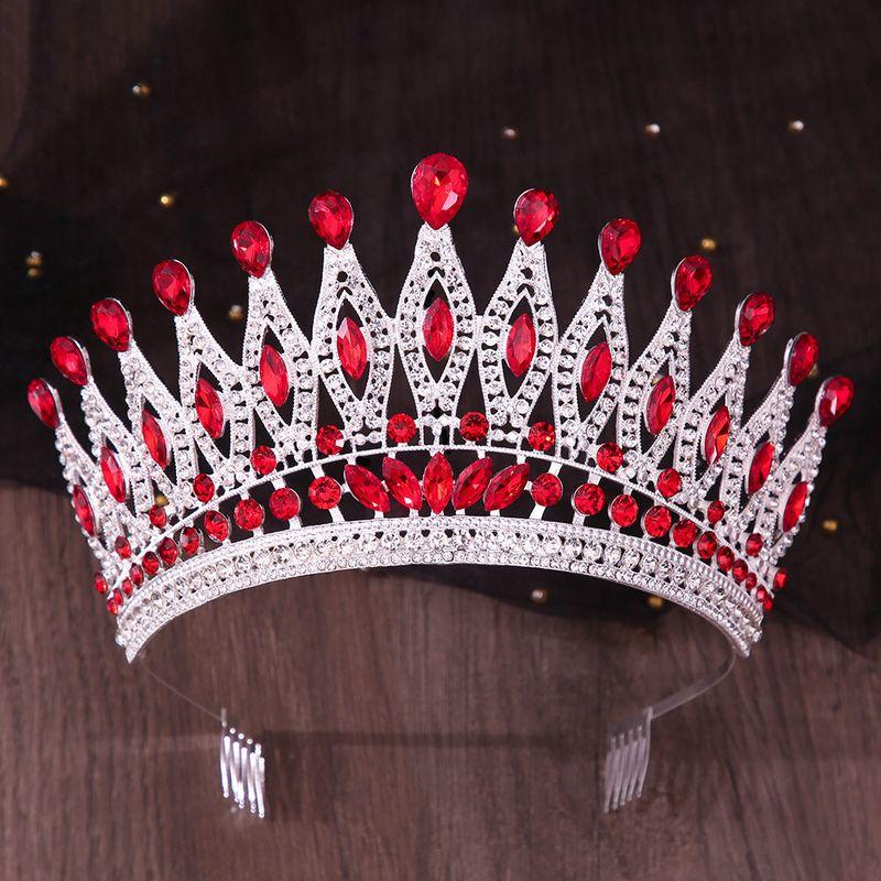 2024 New Arrival Crown Headdress Bridal Hair Accessories Fancy Fashion Crown Baroque Performance Pageant Miss World