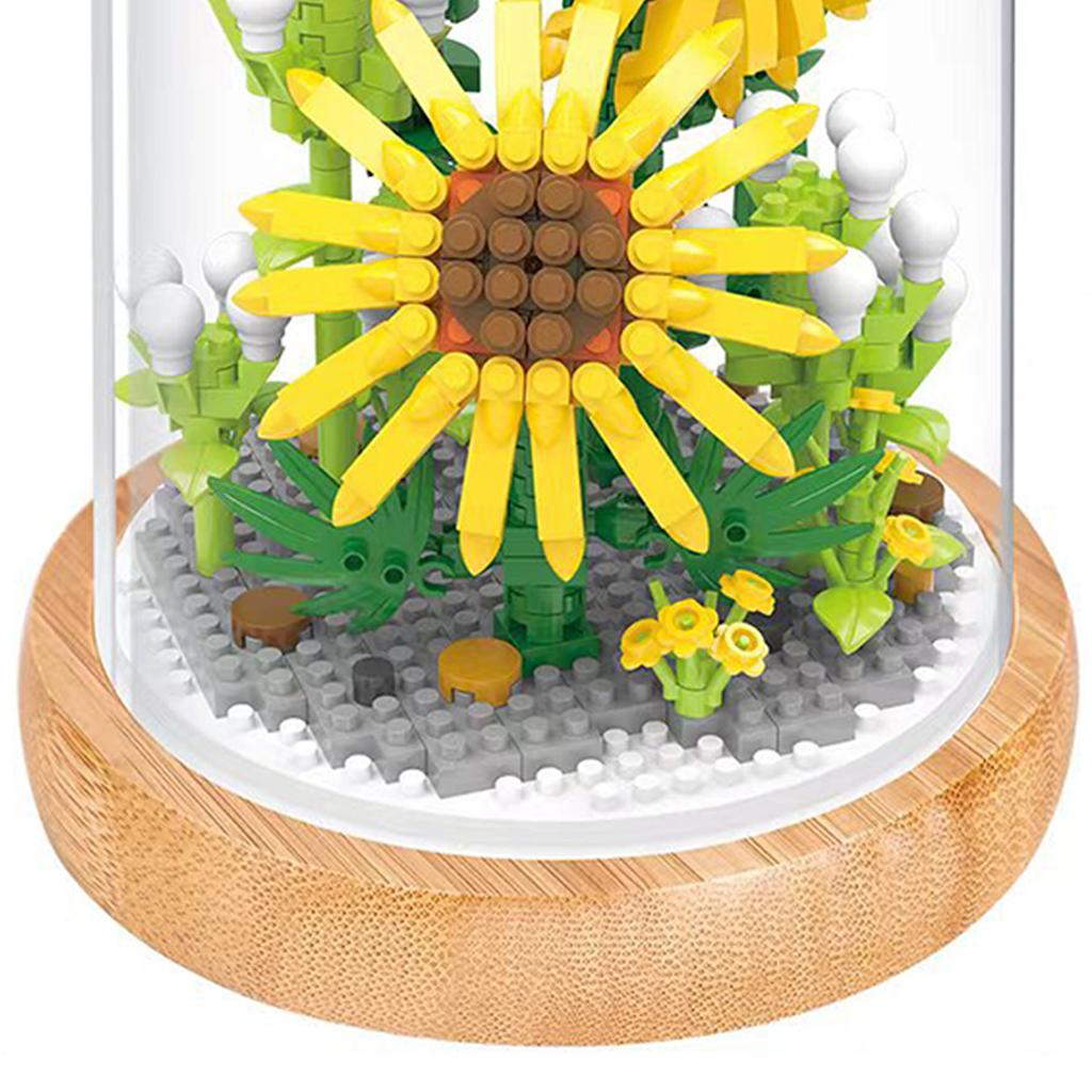 Plant Building Blocks Miniature DIY Building Blocks Bouquet Potted Plants Ornaments Decoration Toys