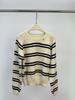 No Return: Women's Korean Style Striped Loose Sweater - Comfortable Casual Top