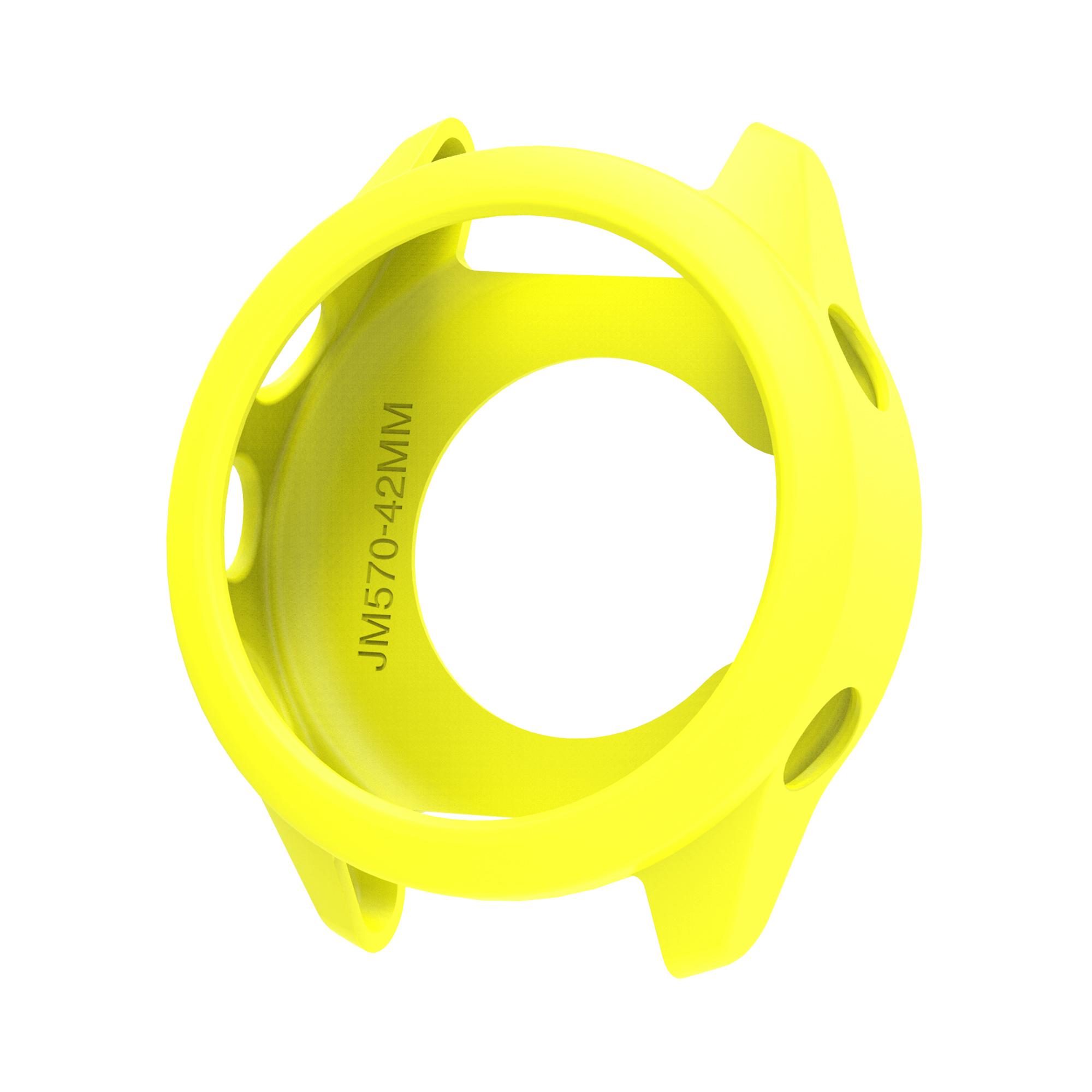 

Мягкий силиконовый полый чехол для Garmin Forerunner 570 42 мм 47 мм ремешок для умных часов мягкий защитный бампер аксессуары 47MM жёлтый