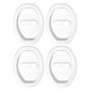 Silicone Door Lock Buckle Protector Car Dustproof Scratch-resistance Cushion Pad Door Shock Absorber Cushion Silent Accessories