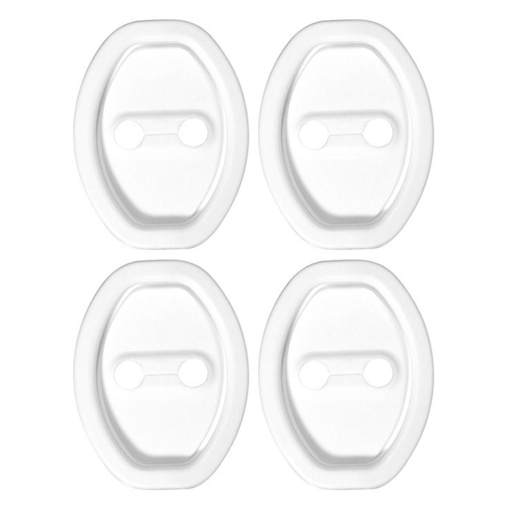 Silicone Door Lock Buckle Protector Car Dustproof Scratch-resistance Cushion Pad Door Shock Absorber Cushion Silent Accessories