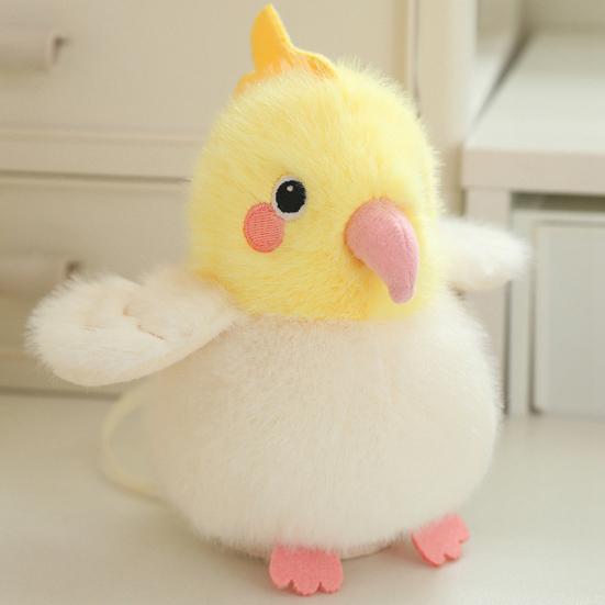 5 Inch Plush Shoulder Magnet Stuffed Animal Toy Cute Parrot/Crow/Cockatiel/Owl Birds Plushies Present for Kids Teens Adults