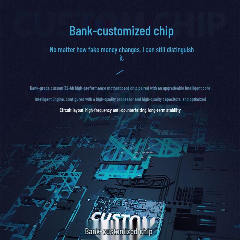 Deli Smart Voice Banknote Counter & Detector CN Plug (adapter Included)