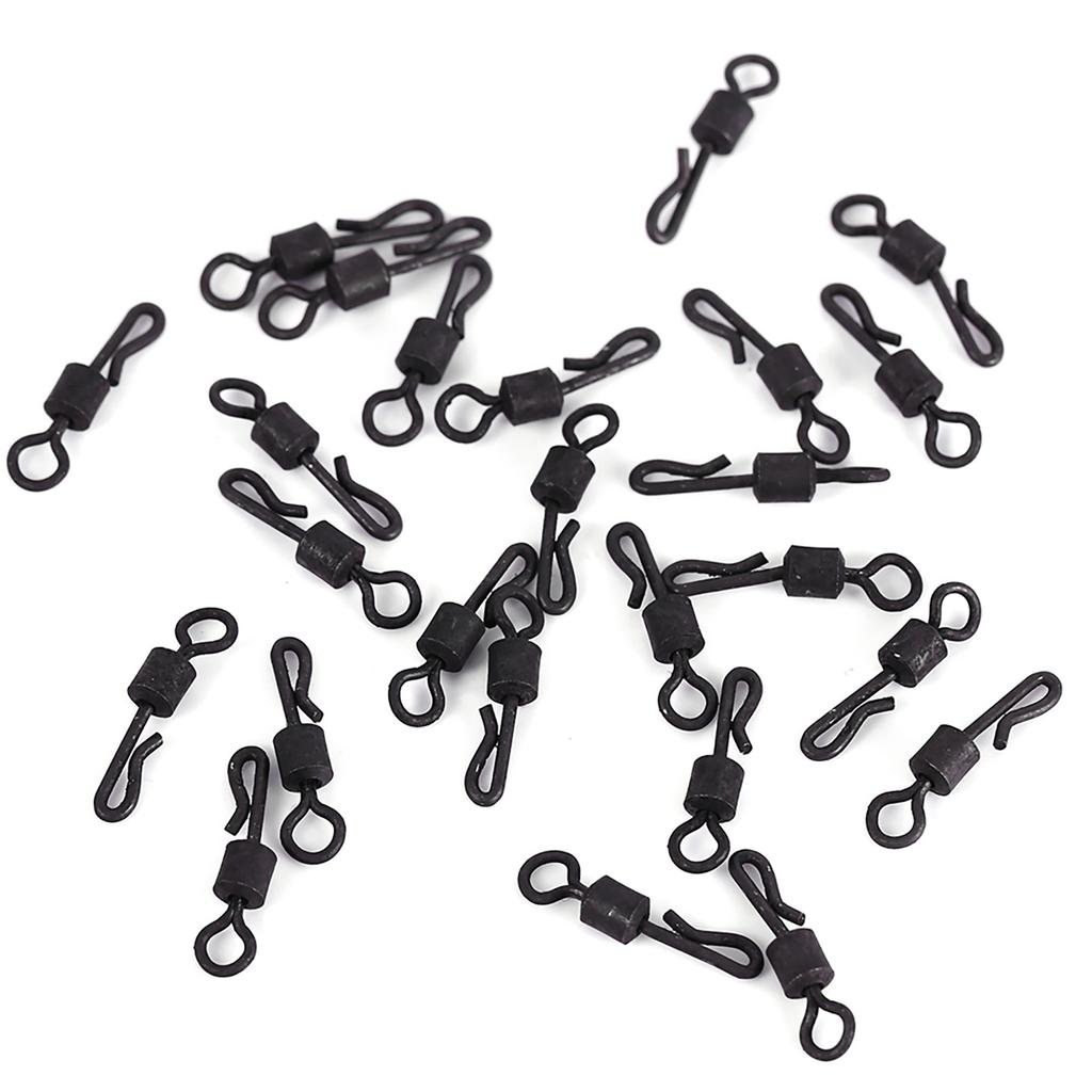 25 pieces Q-shaped fishing tackle accessory for carp rigs, outdoor fishing, barrel chips and roller bring floats