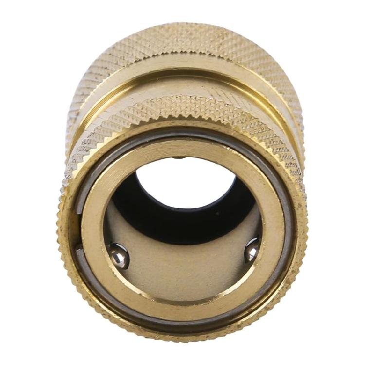 Garden Hose Quick Connectors Brass Connectors 3/4 inch GHT Water Hose Connector