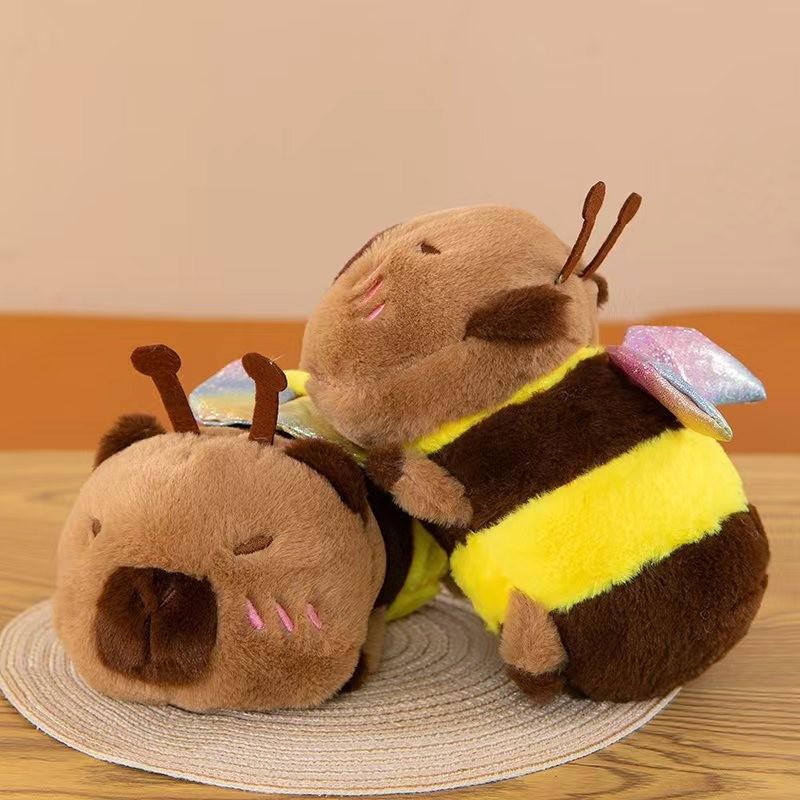 Premium Eight-inch Machine Doll Plush Toy Wedding Throwing and Pushing Event Gift Capybar Doll