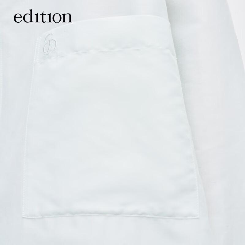 Edition Women's Silk Cotton Blend Loose Long-Sleeve Shirt