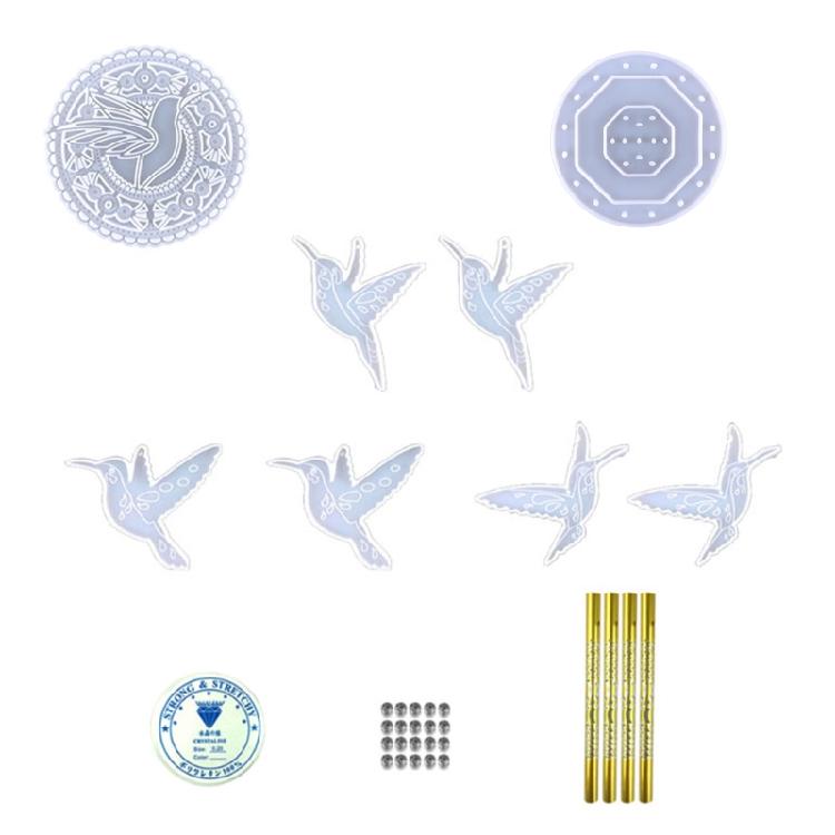 

Resin Casting Silicone Mold Wall-mounted Wind Chime Pendant Jewelry Mould 1