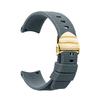 Quick-release elbow with curved fluororubber Watch strap for Tudor White Panda BLACK BAY Chronograph Monster Gold Eye M79360