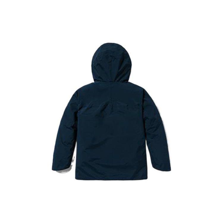 Timberland Solid Color Removable Loose Down Jacket Men Outerwear Dark-Sapphire A5RCZ-433