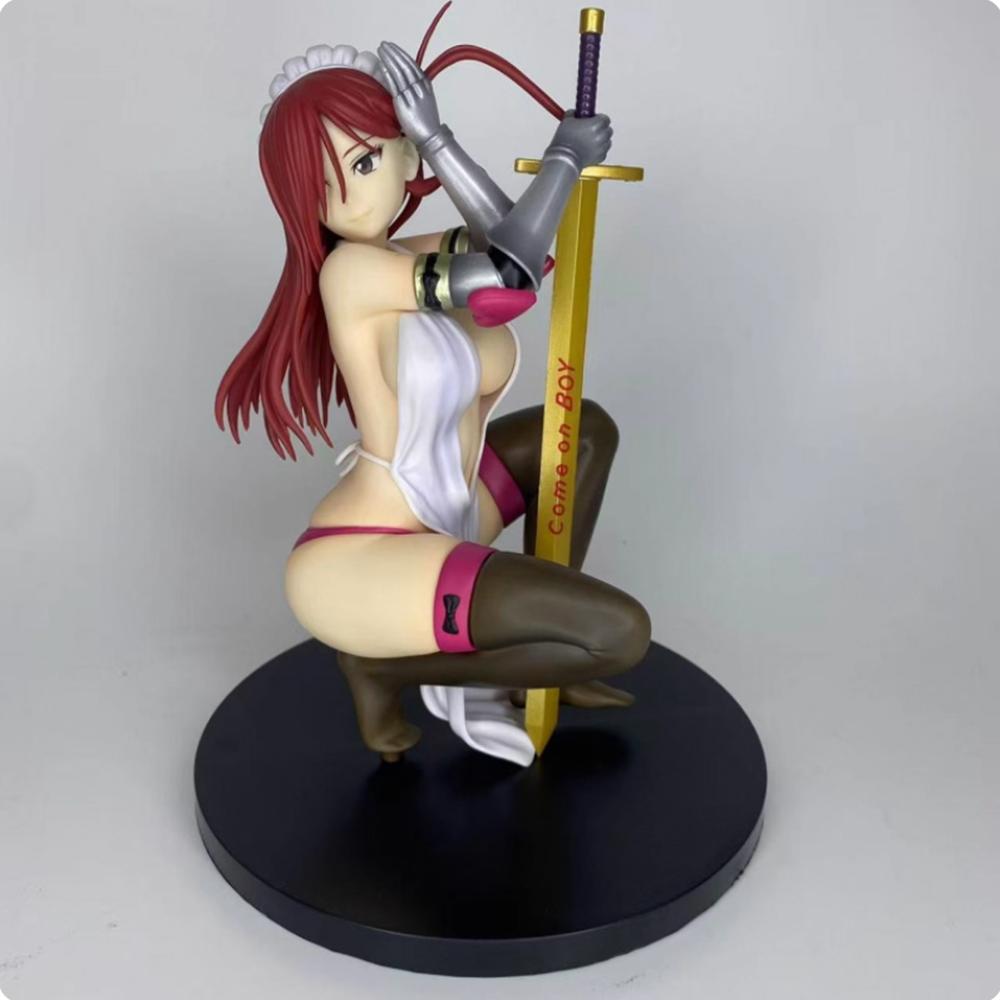 

Newest Fairy Tail Erza Scarlet bunny ver girl 18CM figure PVC statue Game Action Anime Model Adult Collectible Dolls Toys Ggifts without box
