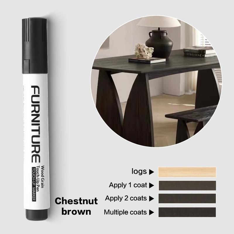 Wood Composite Grain Paint Furniture Touch-Up Markers Pens Wood Floor,Furniture,Scratch Coloring Repair Paint Pens