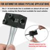 3/16 Inch Brake Line Double Flaring Tool Handheld 45 Degree SAE for Brake Hose Nickel Tube and Copper Tubing 4.75mm