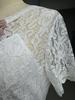 2025 Autumn/Winter V-neck Lace Hollow-out Short-sleeved Evening Party Dress