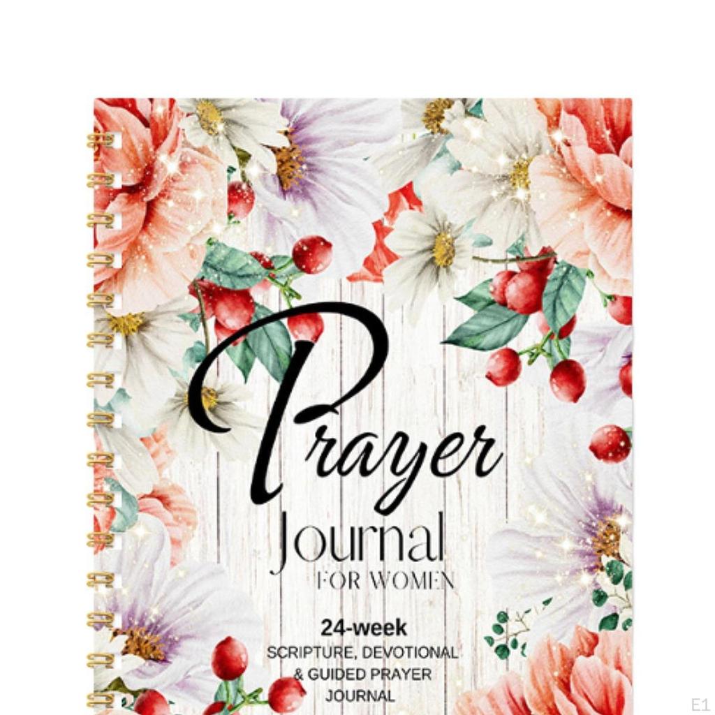 Prayer Journal for Women Bible Journaling Notebook Art Gifts 24 Week Scripture Premium