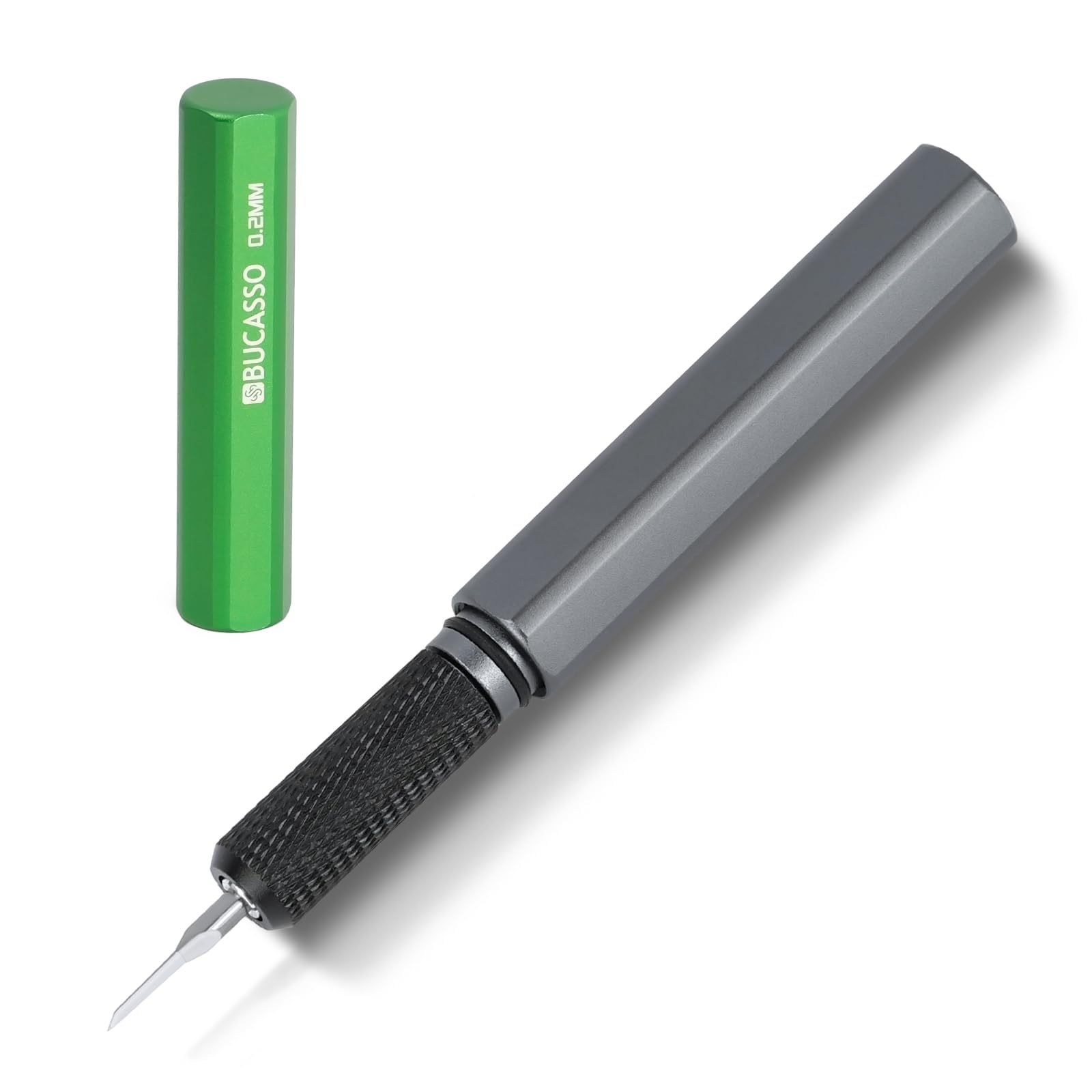 

Bucasso Model Scriber with Tungsten Steel Blade for Modeling RG Scale Gundam Plastic Model Line Plastic Model Tool for Models Hobbies, Models, Models, зелений