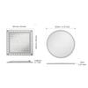 Shower Strainer Rustproof Metal Drain Cover Heavy Gauge Metal Shower Strainer Simple Installs for Hair & Debris Control