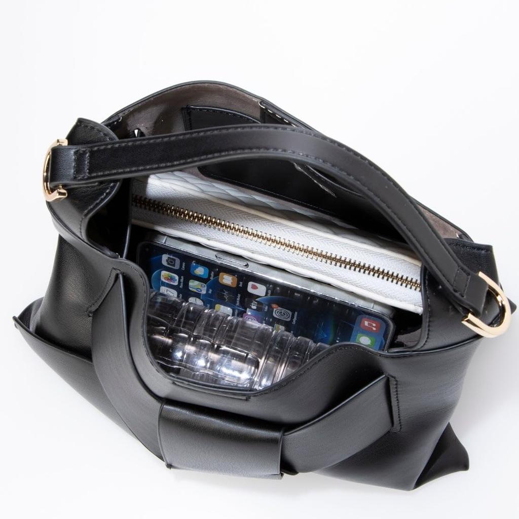 [Kashkash] Big Ribbon Swallow Midi 2-Way Shoulder Bag