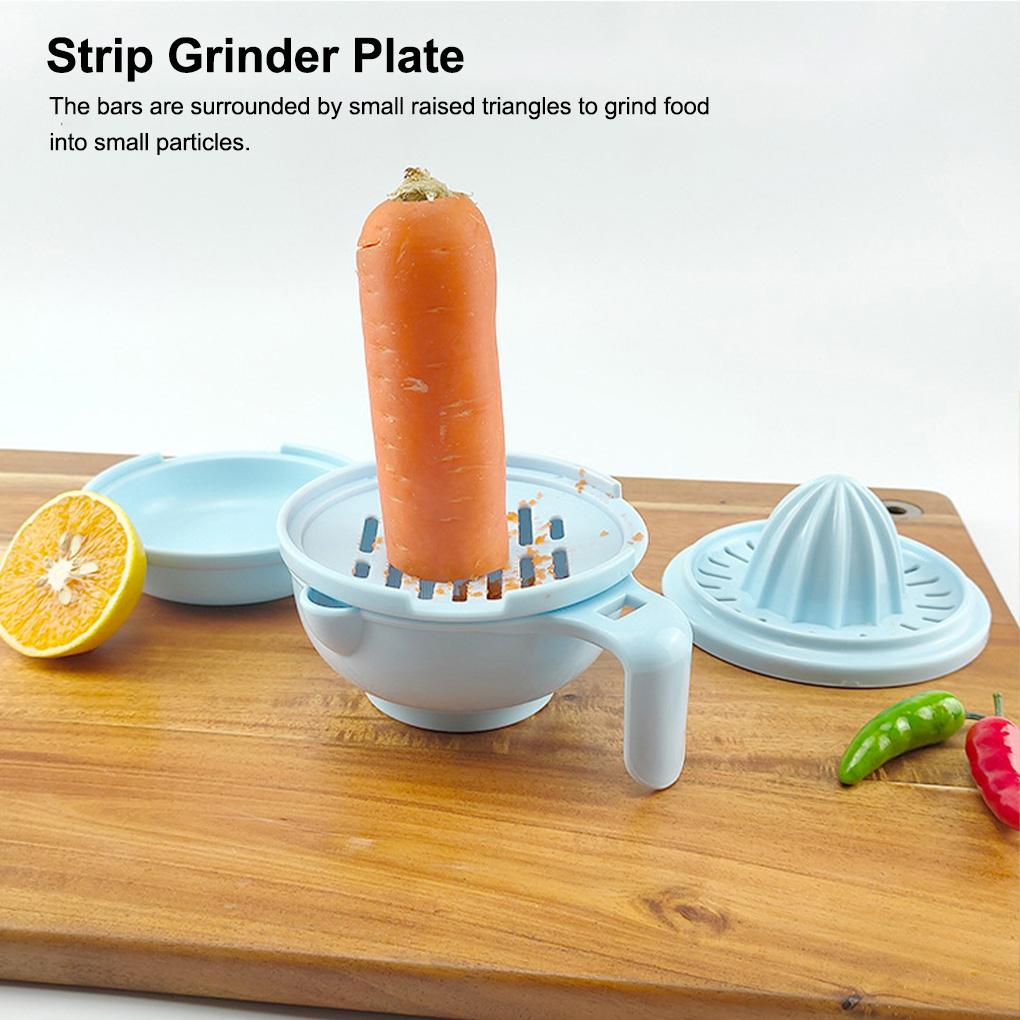 10 Pieces/Set Baby Food Masher Toddler Training Fruit Grinding Bowl Household Travel Filter Mill Bar Processor