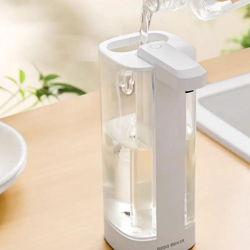 Distributeur de savon 500 ml capteur automatique machine désinfectante pour les mains cuisine articles de cuisine distributeur de savon distributeur automatique gobelet