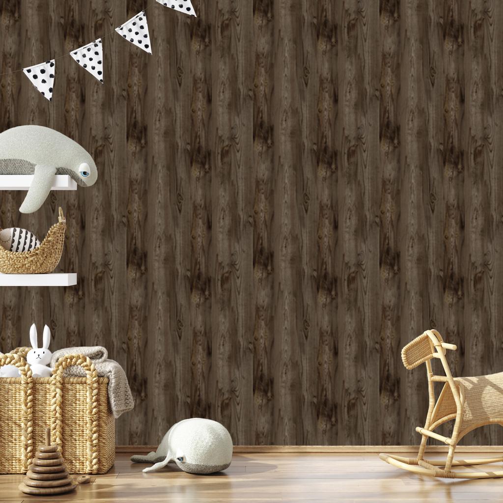 Wallpaper Wood Wooden Boards for Living Room and Bedroom 50x1000