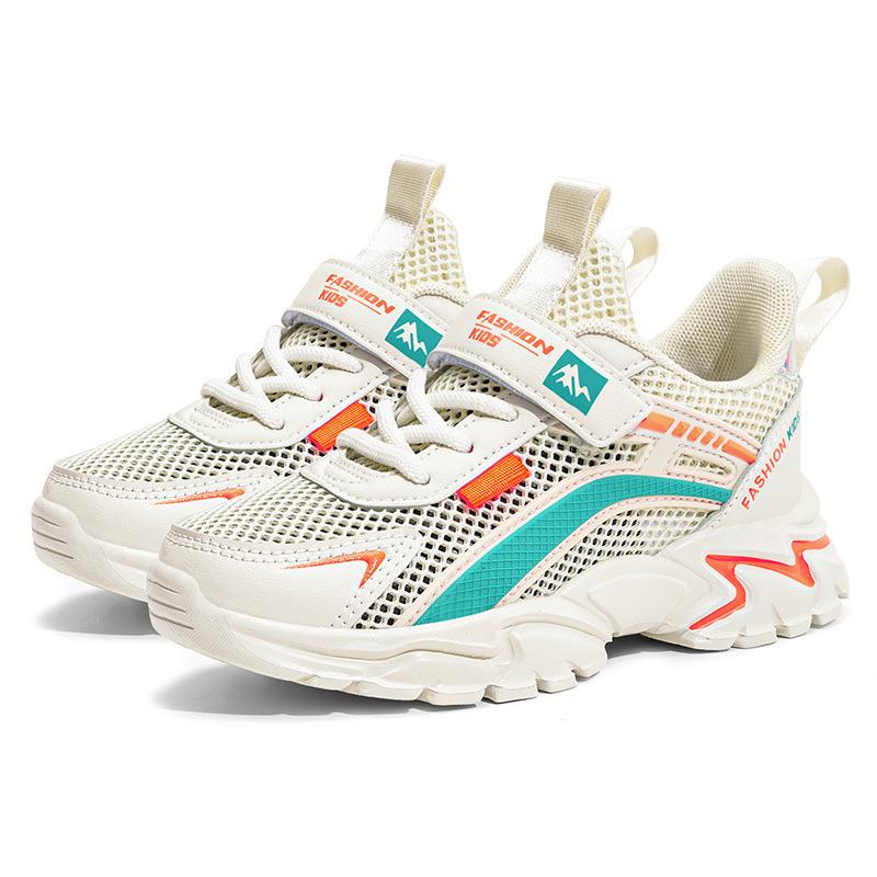 

Middle-aged and older children s white breathable sneakers, little white shoes, primary school students new boys shoes, boys autumn children s net 39 yards inner length 25.1 cm