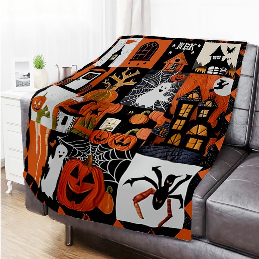 Hexen Decke Halloween Überwurf Decke Hexe Flanell Wolldecke Sofa Bett Stuhl Dekoration Halloween Dekorative Decke
