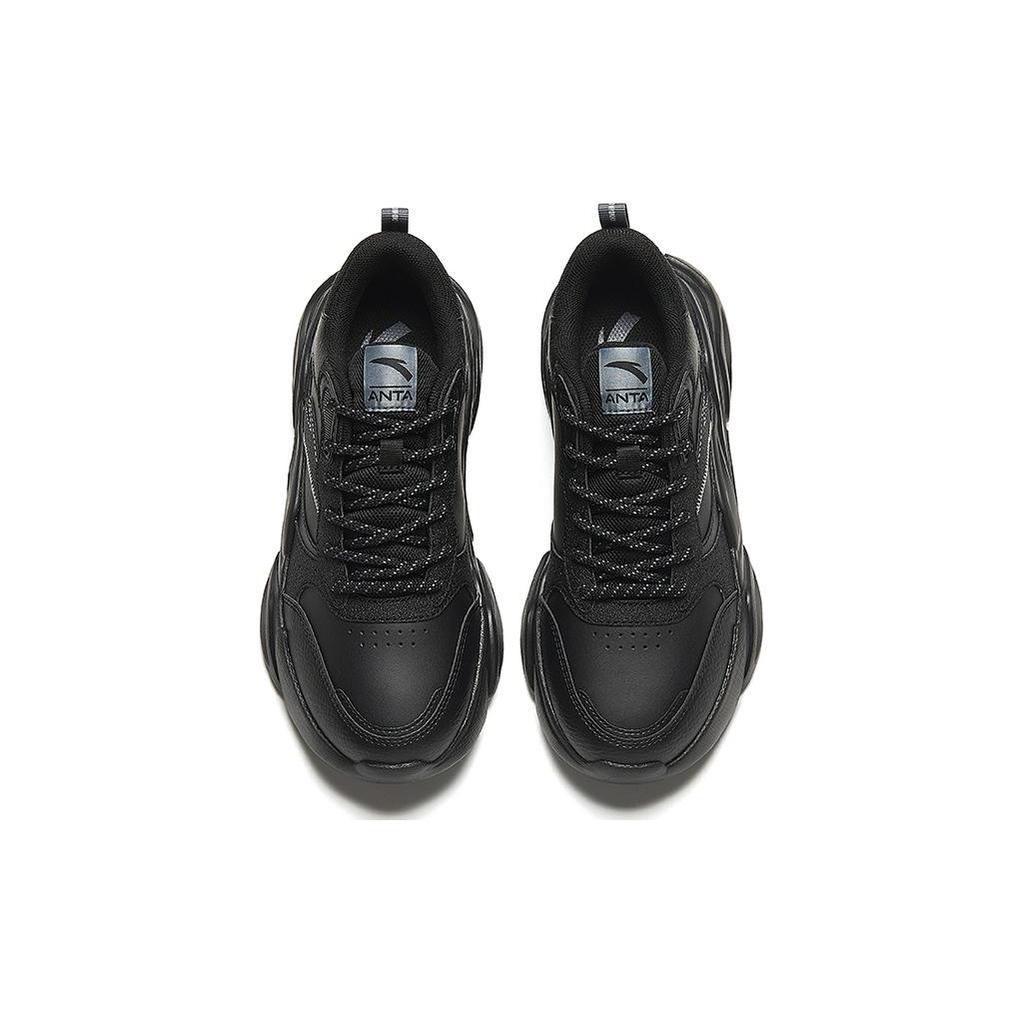 new Anta Cushioning Breathable Low Top Casual Shoes Women's Black