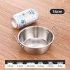 Zhaoran 304 Stainless Steel 15cm Round Double-Ear Serving Bowl