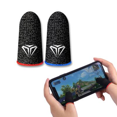 1 Çift Oyun Parmak Kol PUBG Mobil Oyunlar Için Dokunmatik Ekran Parmak Karyolası Kapak Nefes Alabilir Parmak Uçları