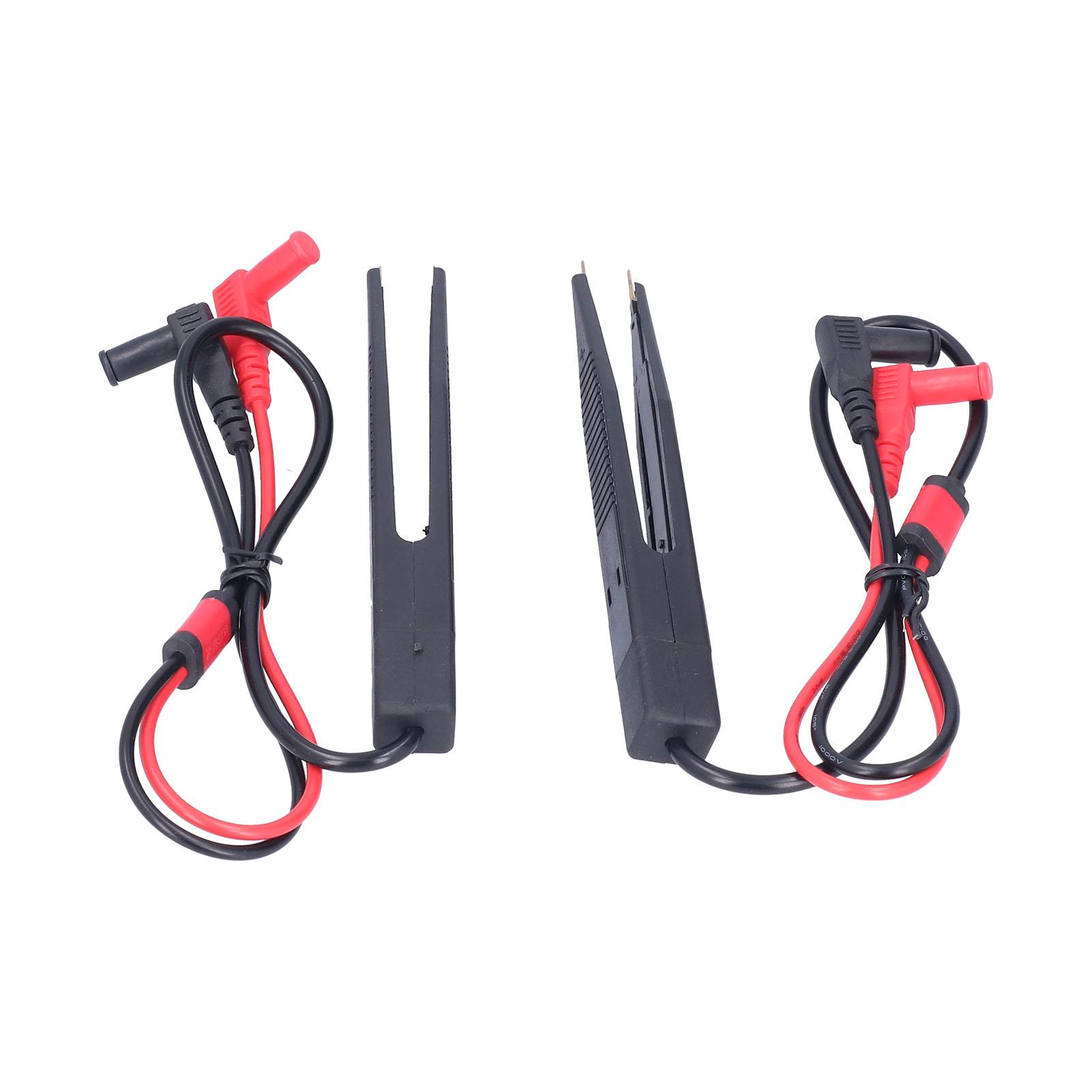 

2 ШТ Мультиметр SMD Тестовий затискач Тестовий пінцет Тип Тест ємності та індуктивності LCR Затискач для патчів