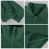 Men's Vintage Long,Sleeve Top | Zip,Up Stand Collar Stylish Casual Shirt For Daily & Outing Wear